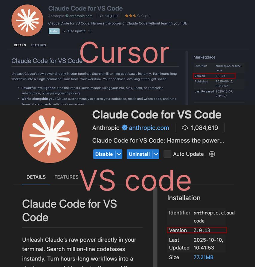 Claude Code в VS code или в Cursor