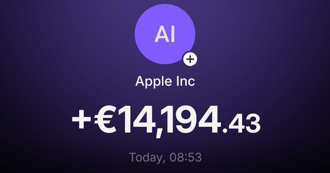 Чудный день кстати — apple платит долги